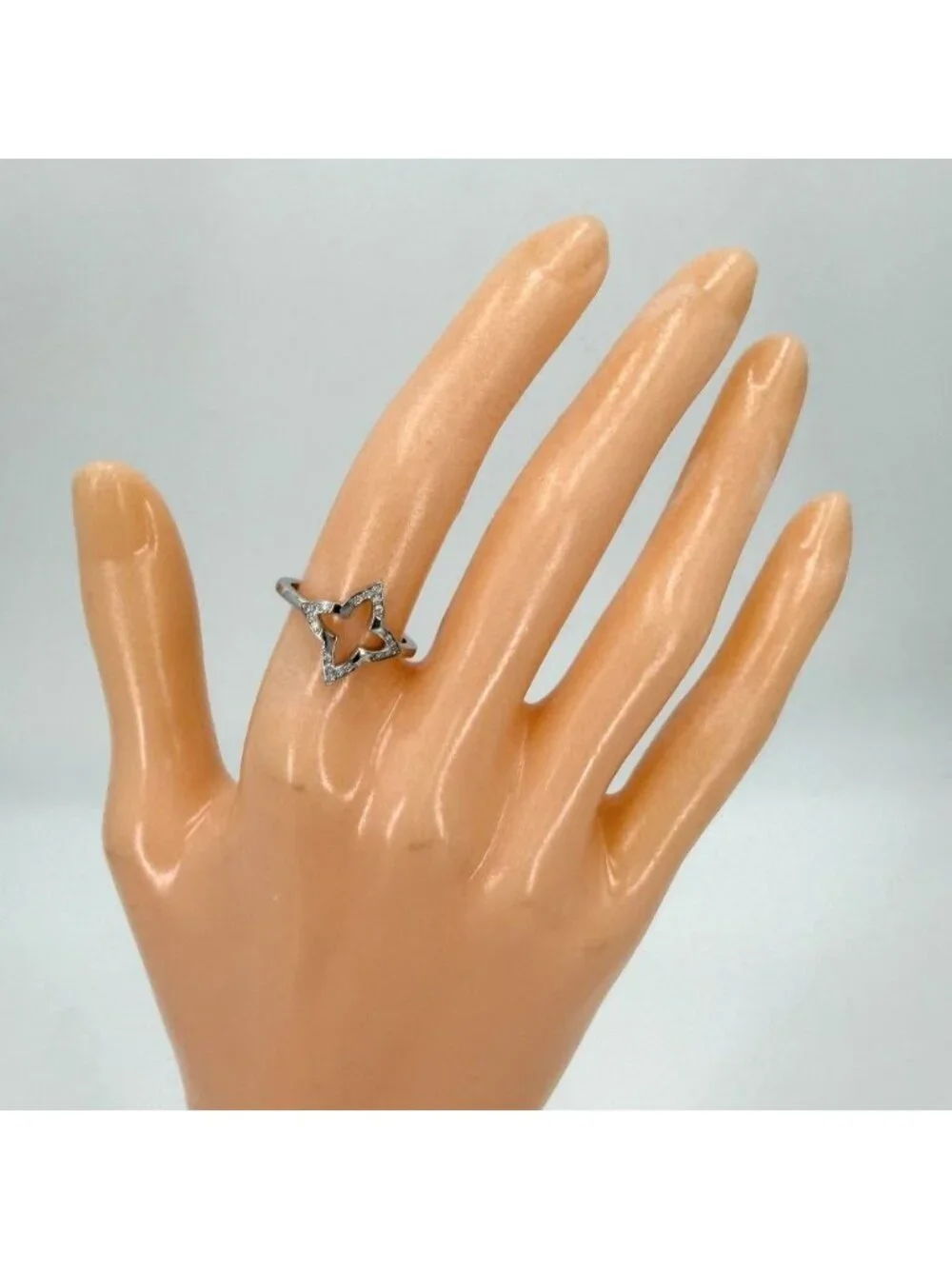 Louis Vuitton Ring Ombre Blossom Accessory Sally 50 18k White Gold Diamond